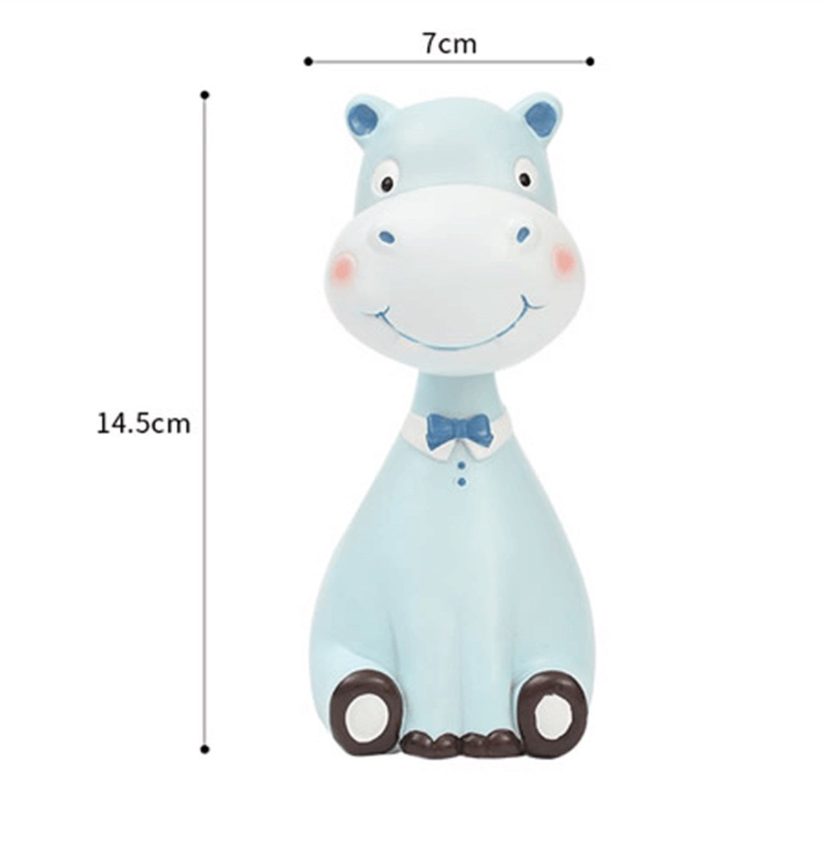 Dekoratif Hipopotam Biblo