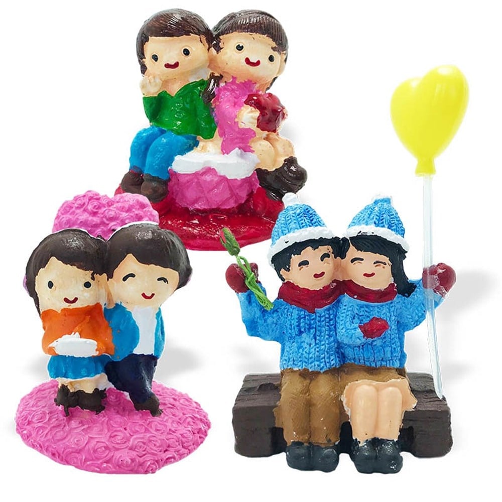 Minyatür Kalpli Çiftler