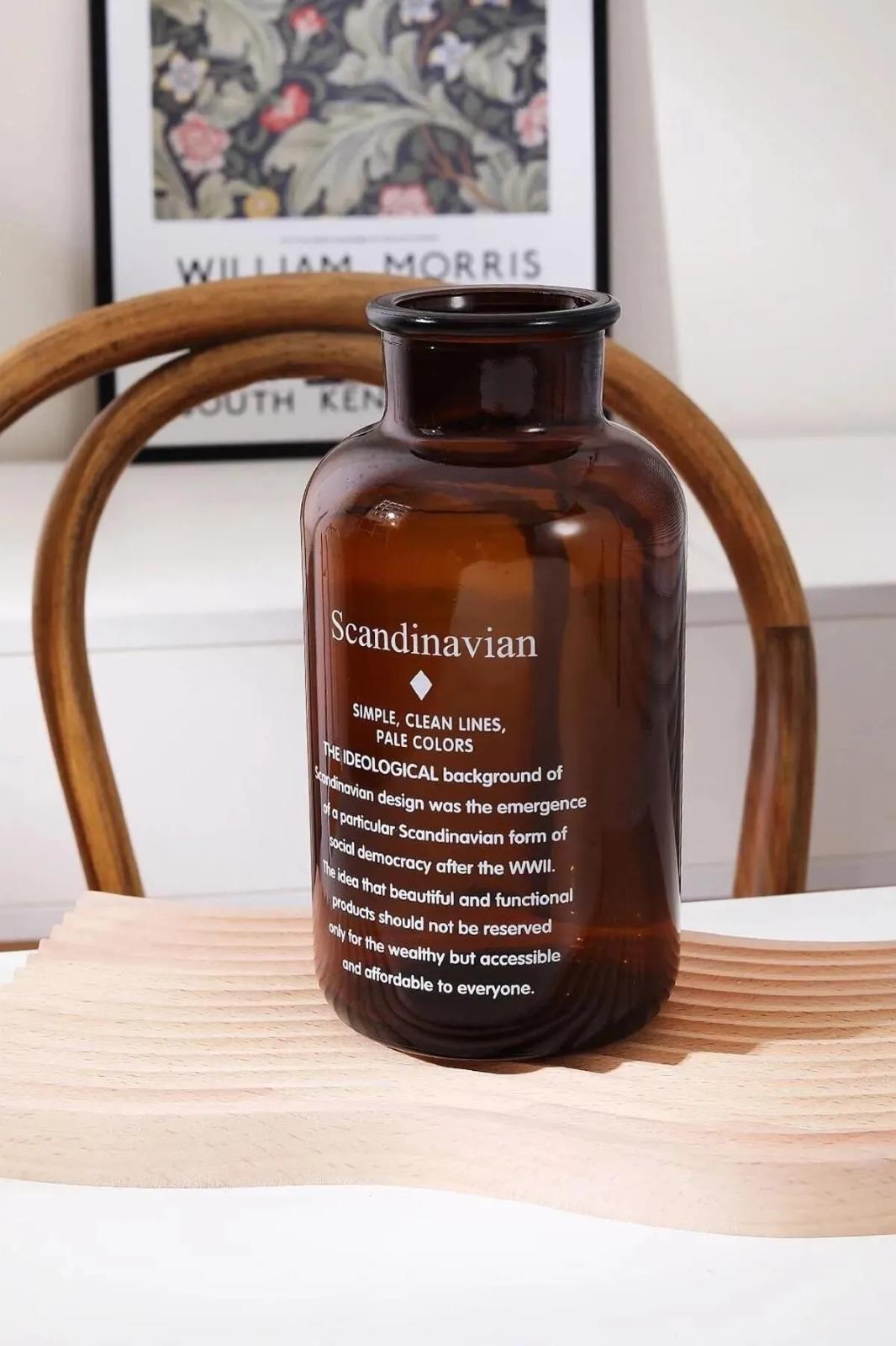Scandinavian Amber Cam Vazo 