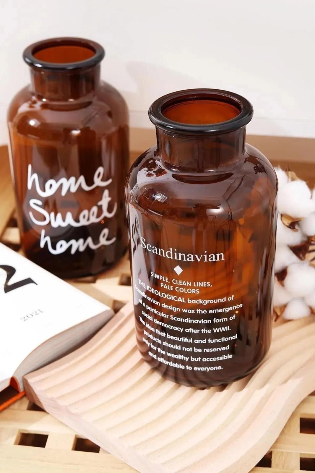 Scandinavian Amber Cam Vazo 