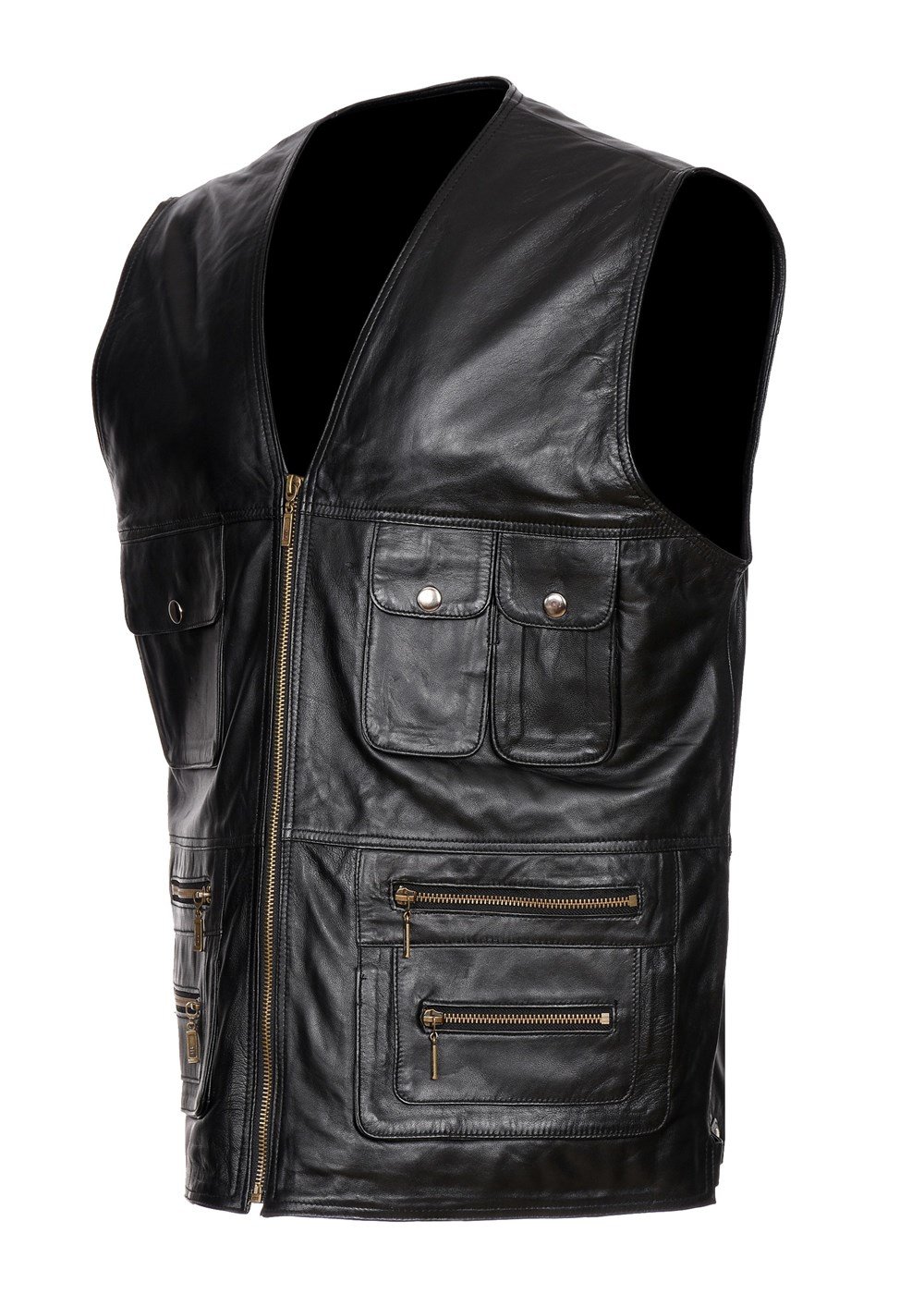 avcı modeli deri yelek