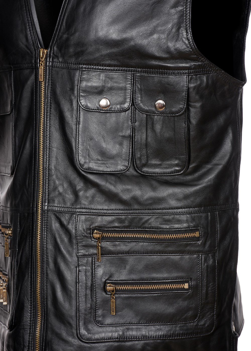 avcı modeli deri yelek