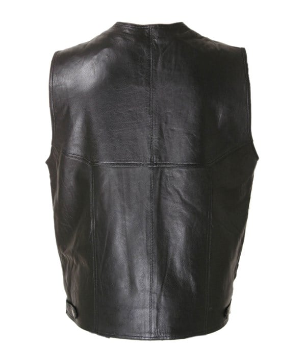 büyük beden deri yelek