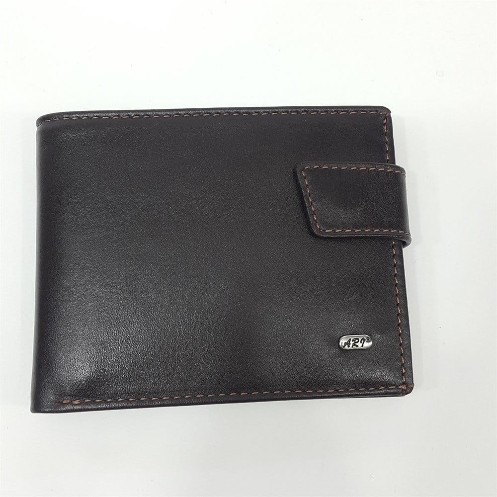 çıtçıtlı bozuk para gözlü erkek deri cüzdan