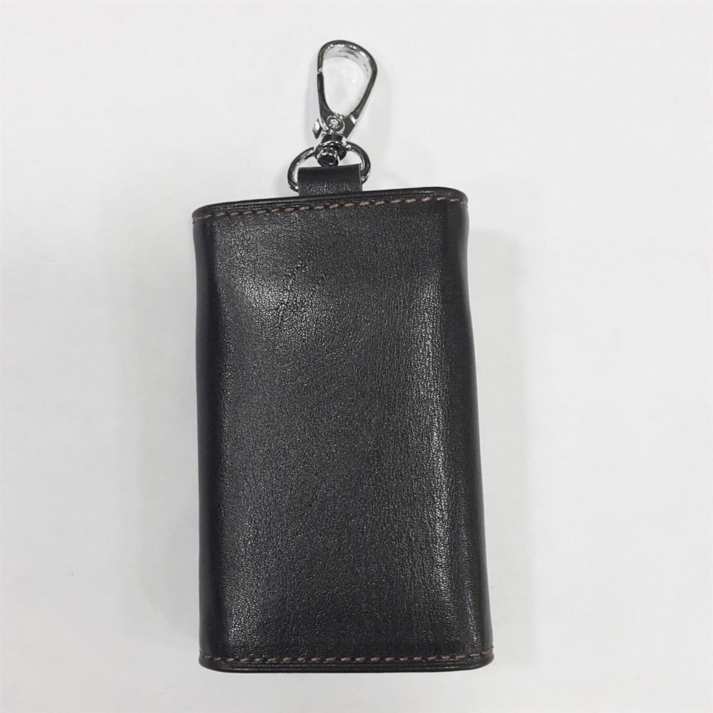 çıtlıtlı deri anahtarlık kahve rengi