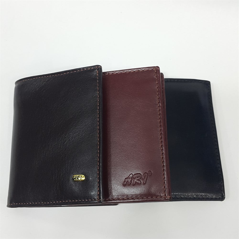 çok bölmeli şık model erkek deri cüzdan