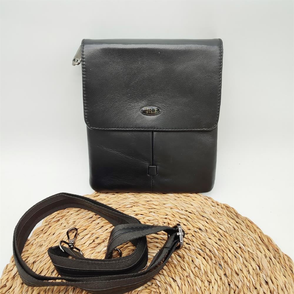 Deri El Çantası Çizgi Detaylı