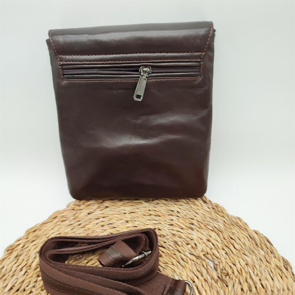 Deri El Çantası Çizgi Detaylı