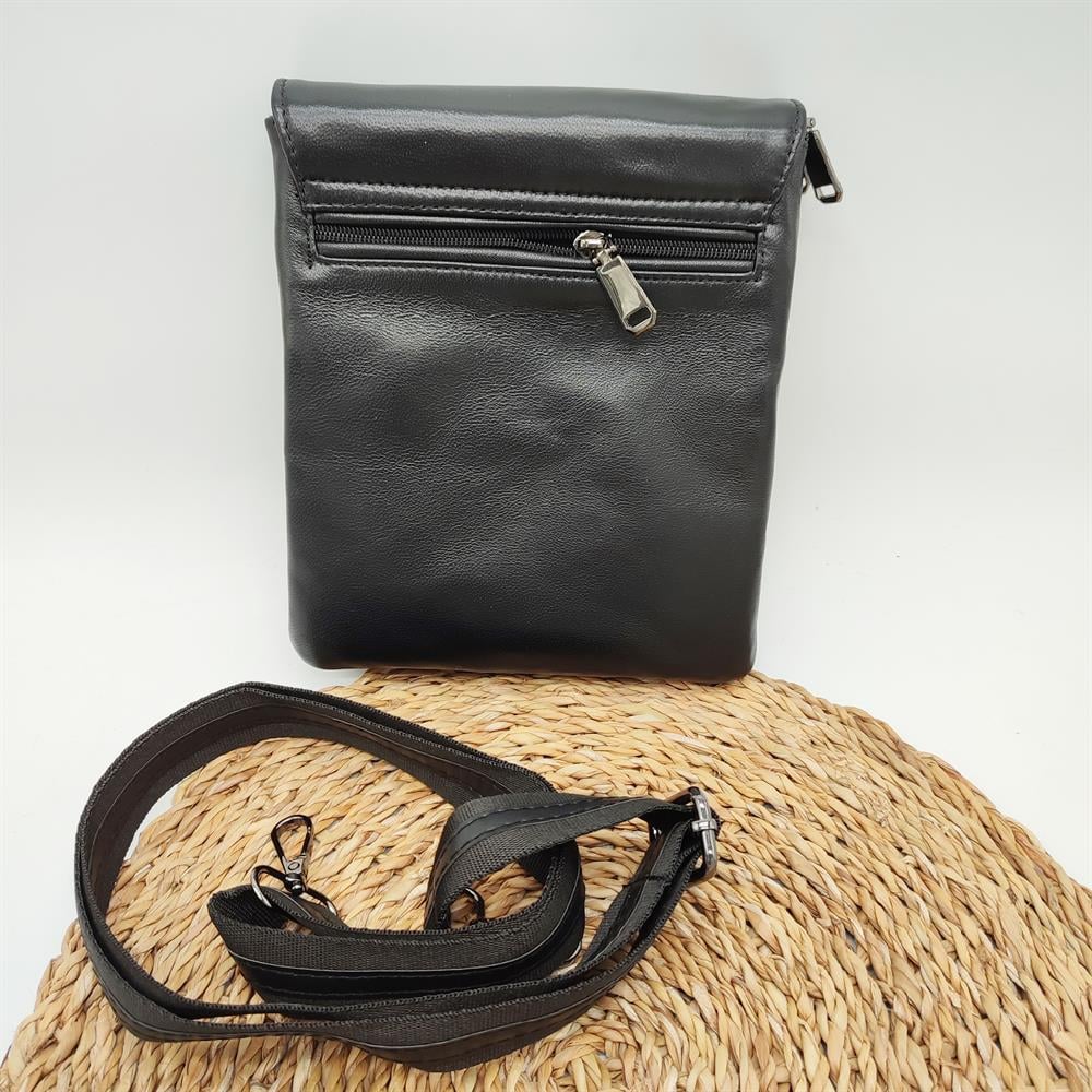 Deri El Çantası Çizgi Detaylı