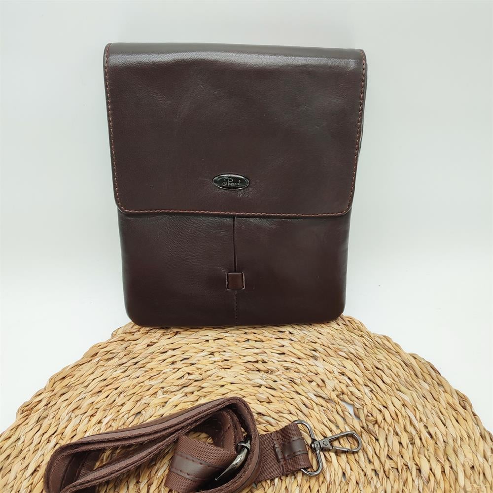 Deri El Çantası Çizgi Detaylı