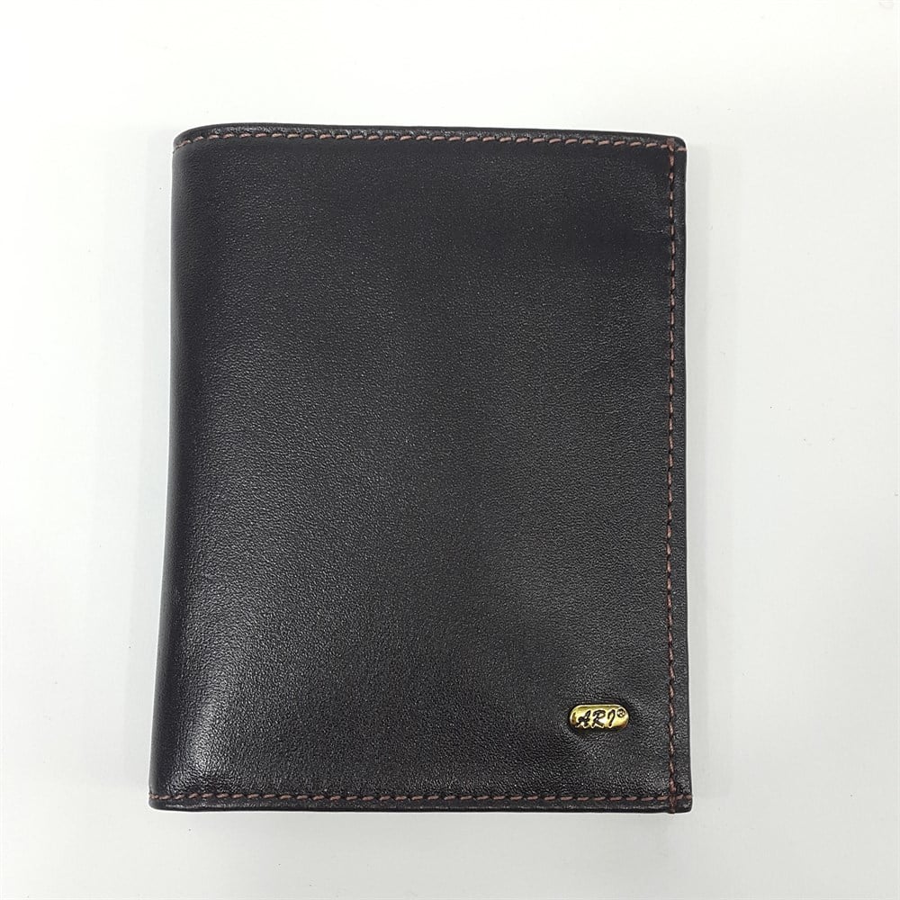 dikey model erkek deri cüzdan