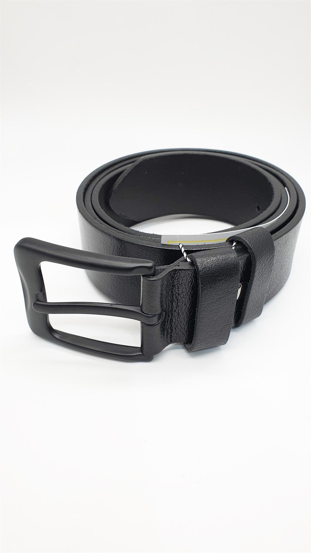 Düz Sade Siyah Renk Spor Kot Kemeri