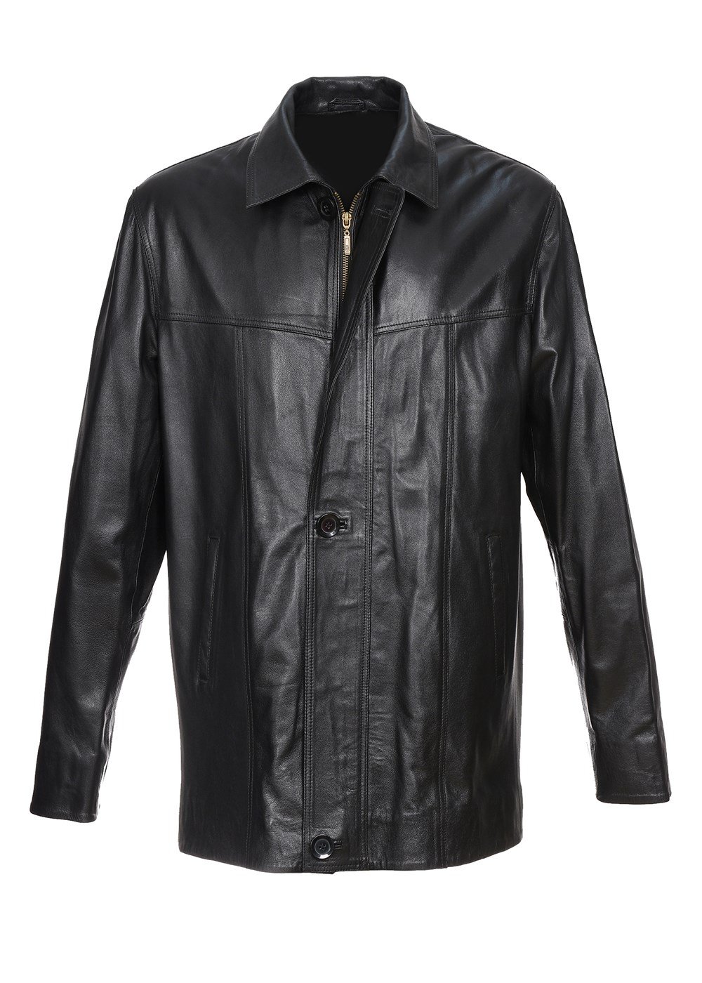 Erkek Kaban Deri Mont Ceket Üstü