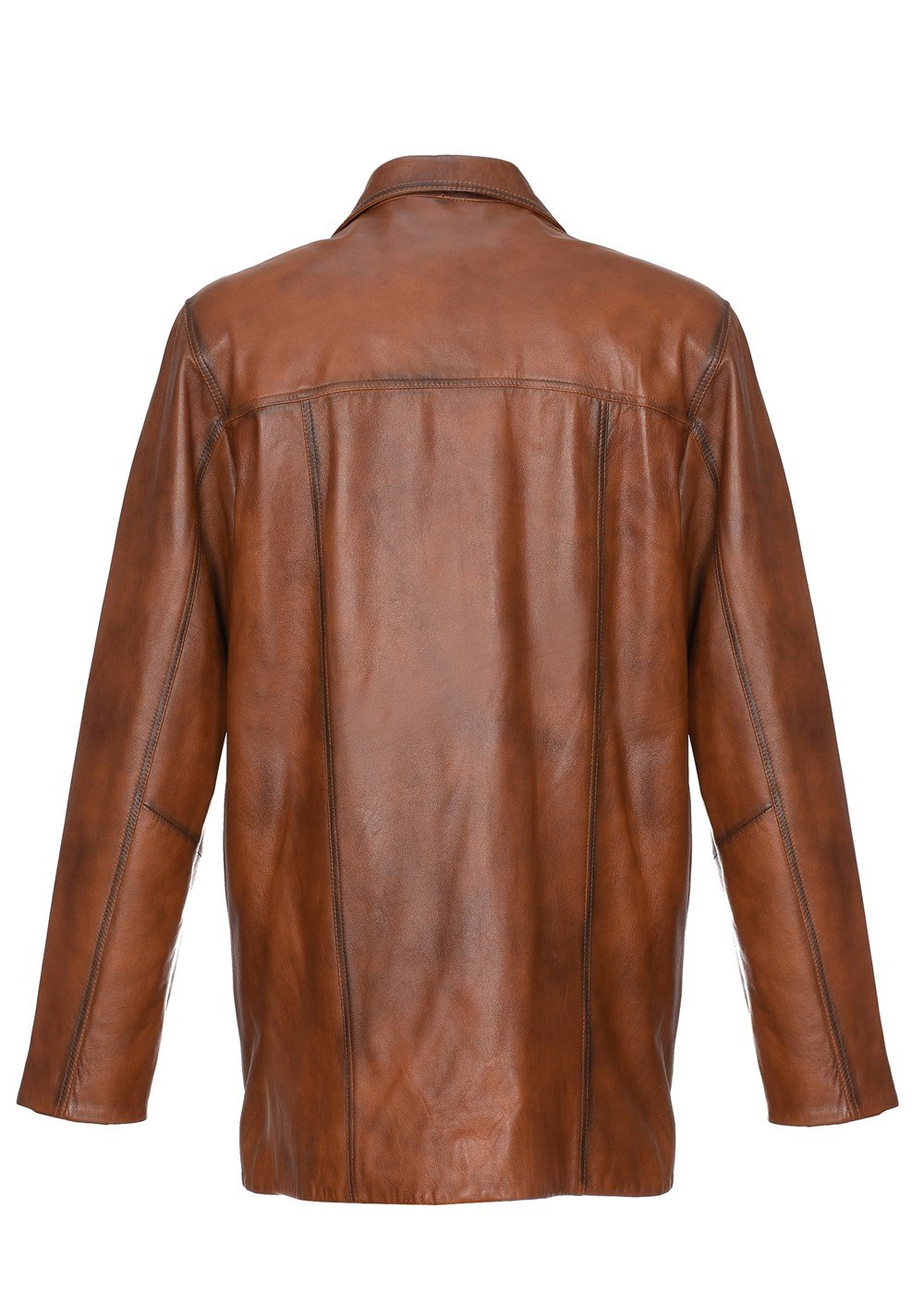 Erkek Kaban Deri Mont Ceket Üstü Taba Renk