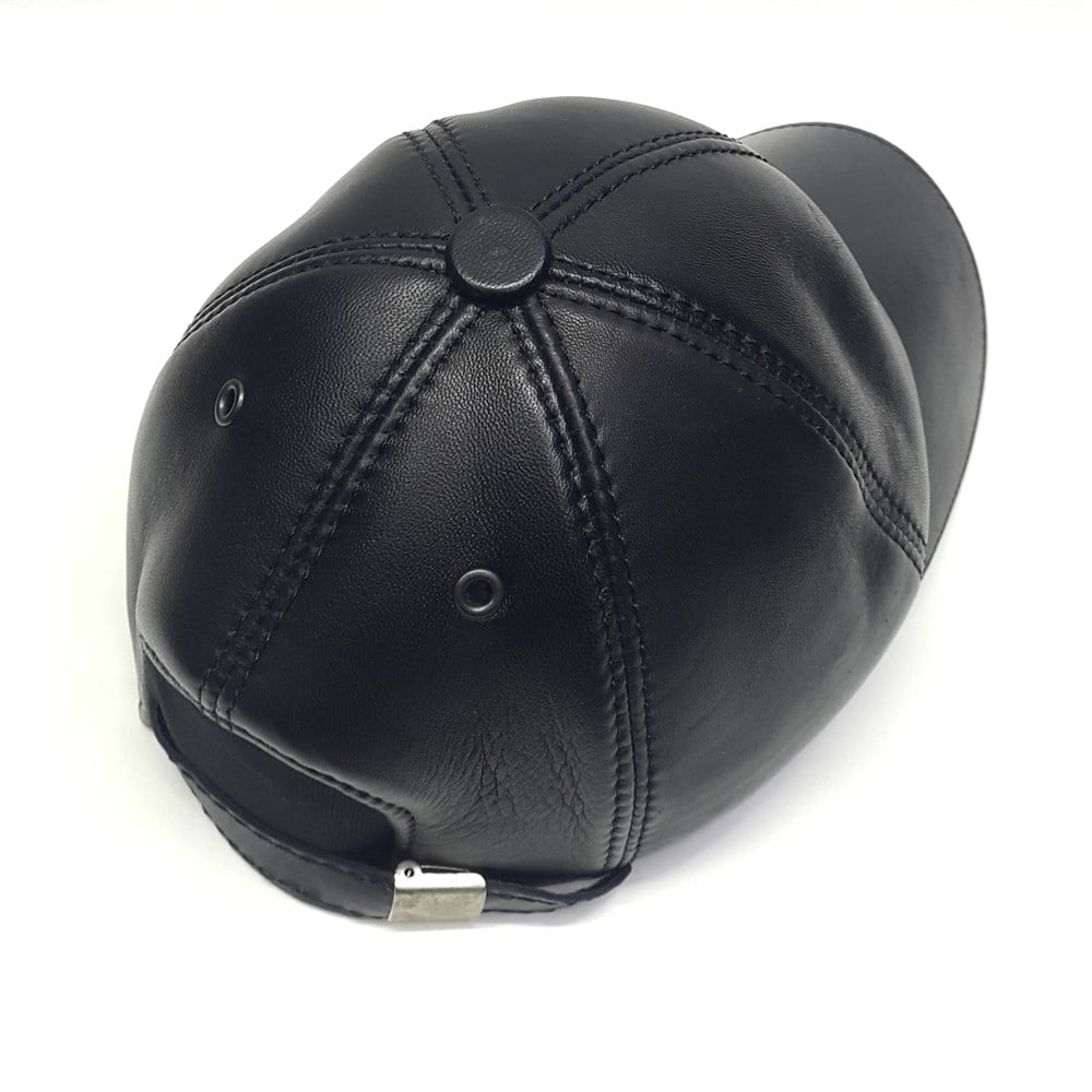 içi kürklü deri kep