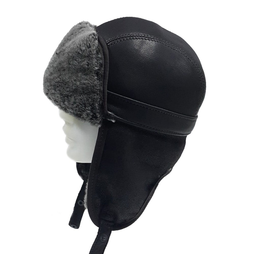 İçi Kürklü Kaliteli Kulaklıklı Erkek Kürk Şapka