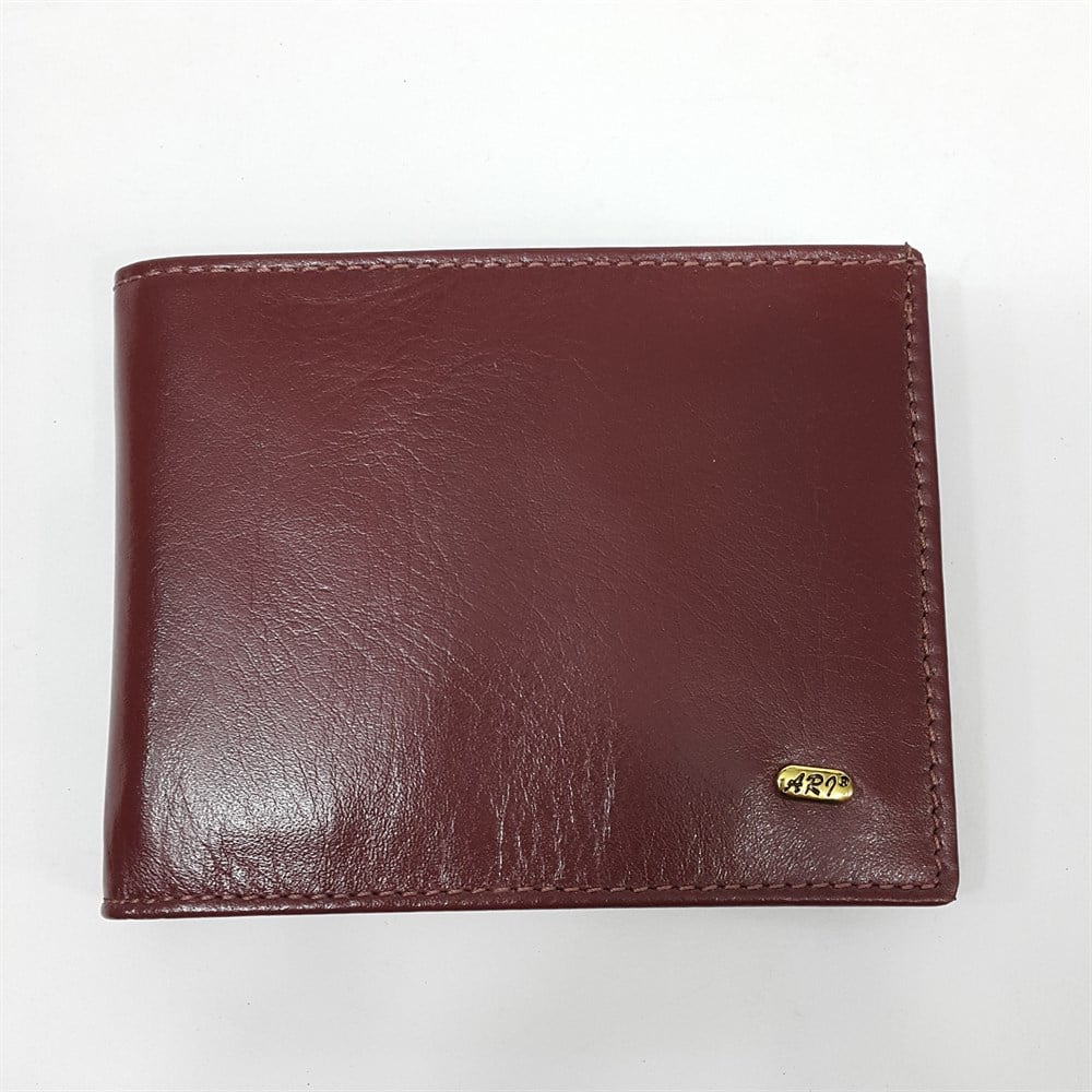 Kahve-Siyah-Taba Renkte Kartlık, Kimlik, Ehliyet Ve Çıtçıtlı Bozuk Para Bölmeli Yatay Deri Cüzdan