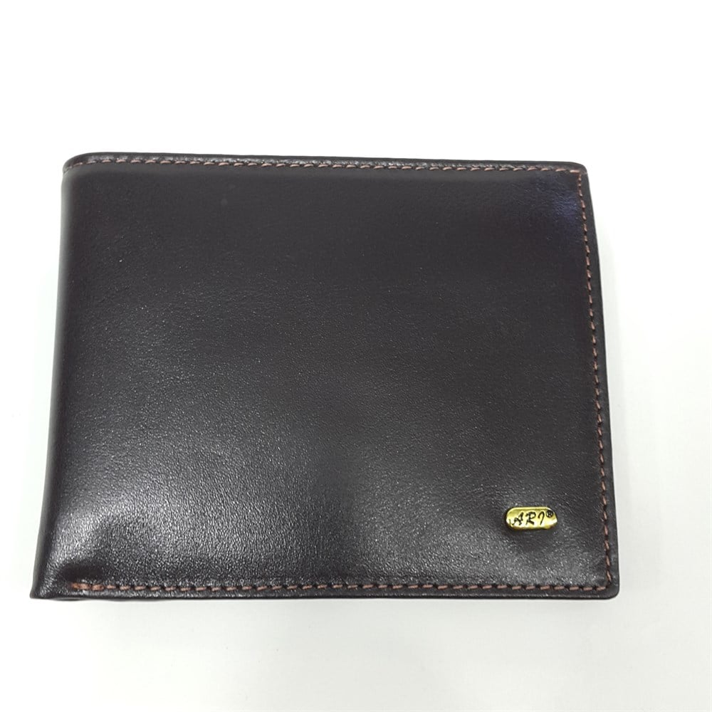 Kahve-Siyah-Taba Renkte Kartlık, Kimlik, Ehliyet, Bozuk Ve Fermuarlı Para Bölmeli Yatay Deri Cüzdan