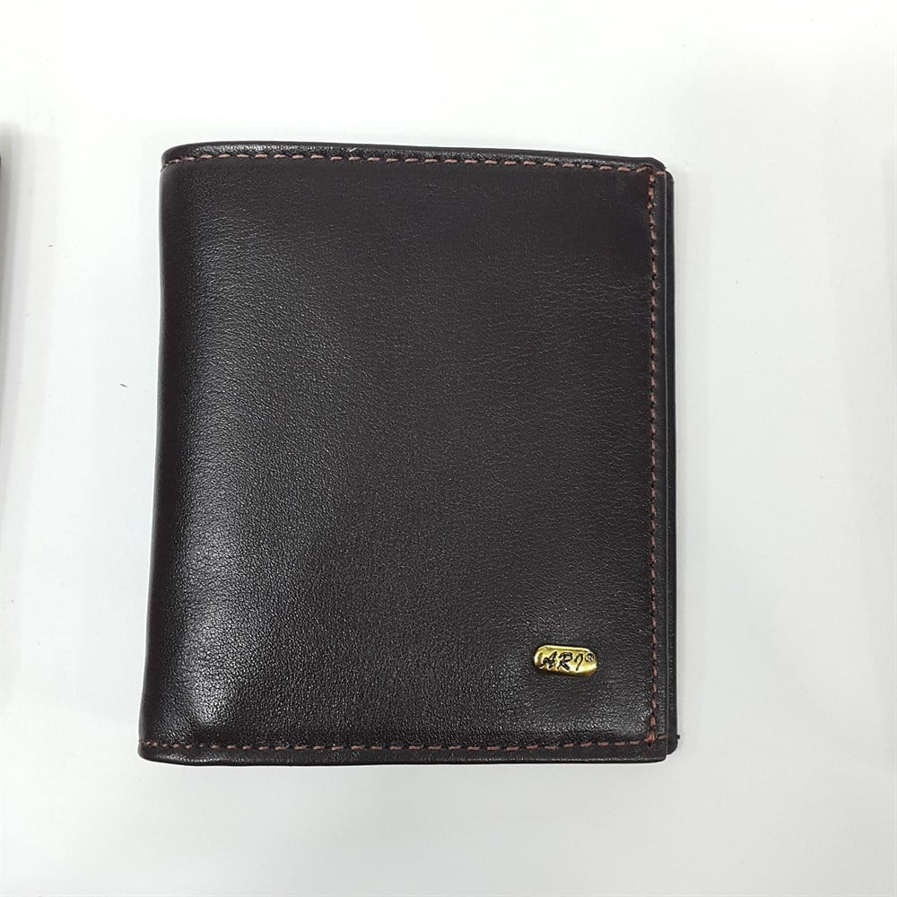 Kahve-Taba-Siyah Renkte Kartlık, Kimlik, Ehliyet Ve Fermuarlı İç Bölmeli Deri Cüzdan