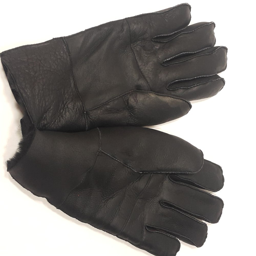 Kahverengi Komple Koyun Kürklü Bayan Eldiven