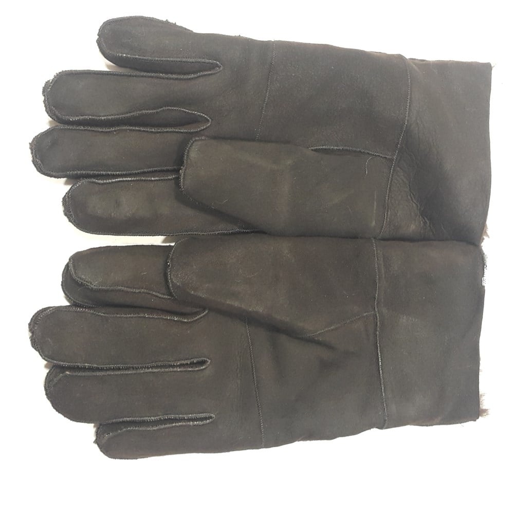 Kahverengi Komple Koyun Kürklü Eldiven