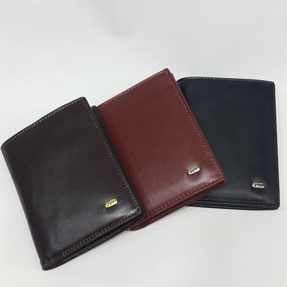 kartvizit ayrılma bölmeli erkek deri cüzdan