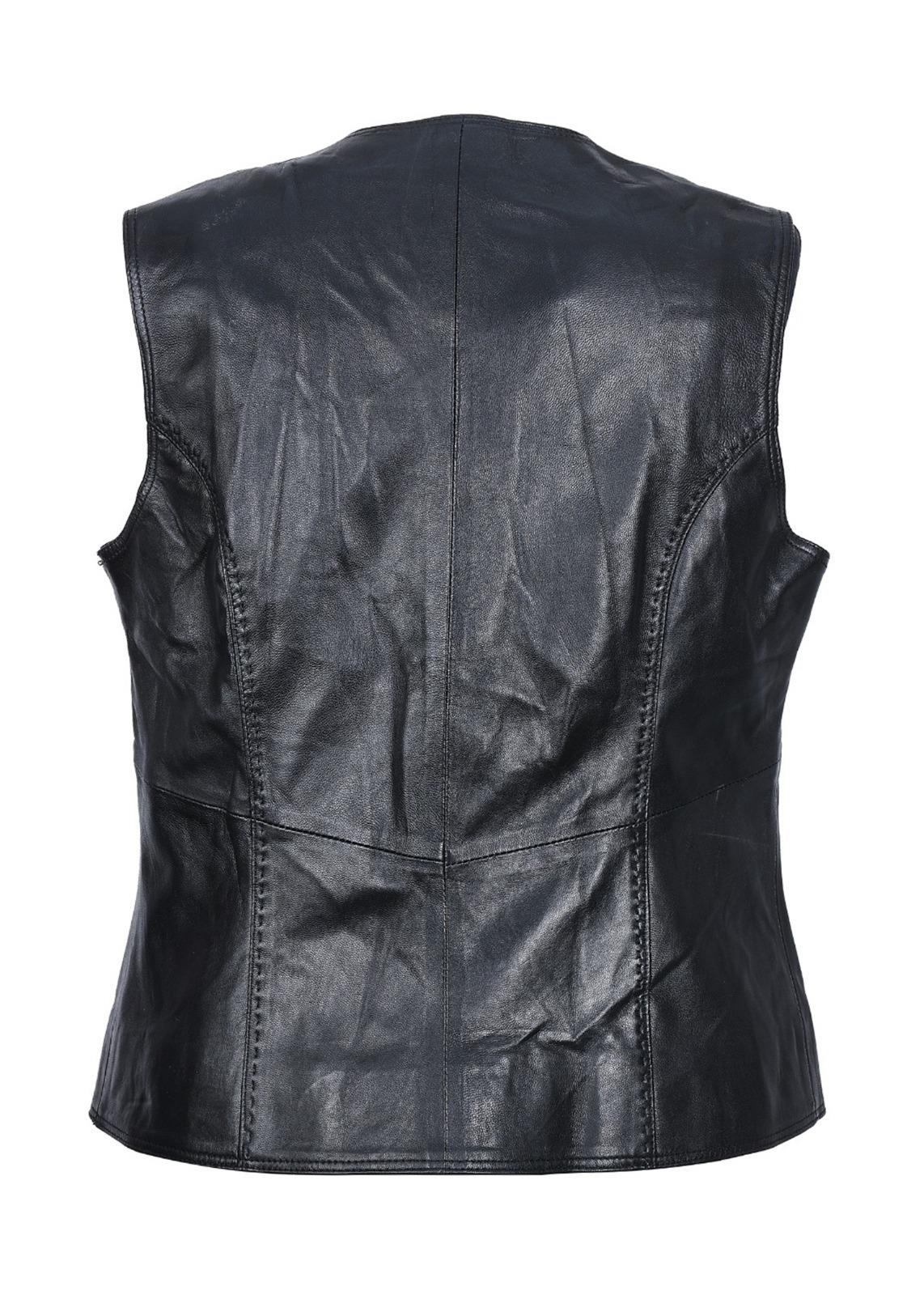 Kemer Üstü Model Kadın Deri Yelek