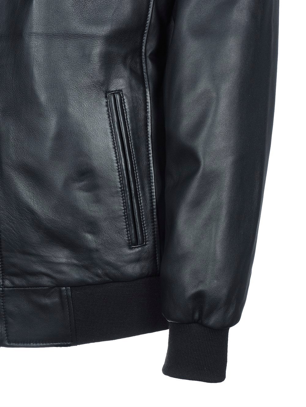 Klasik ve Spor Model Erkek Deri Kolej Mont