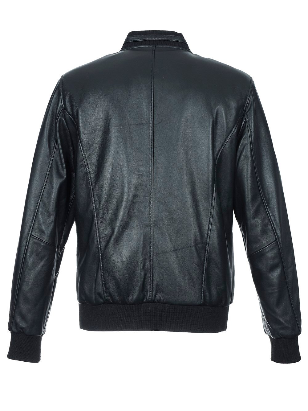 Klasik ve Spor Model Erkek Deri Kolej Mont