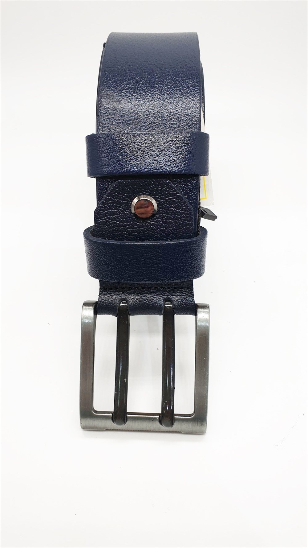 Lacivert Renk Çift Dil Tokalı Spor Kot Kemeri