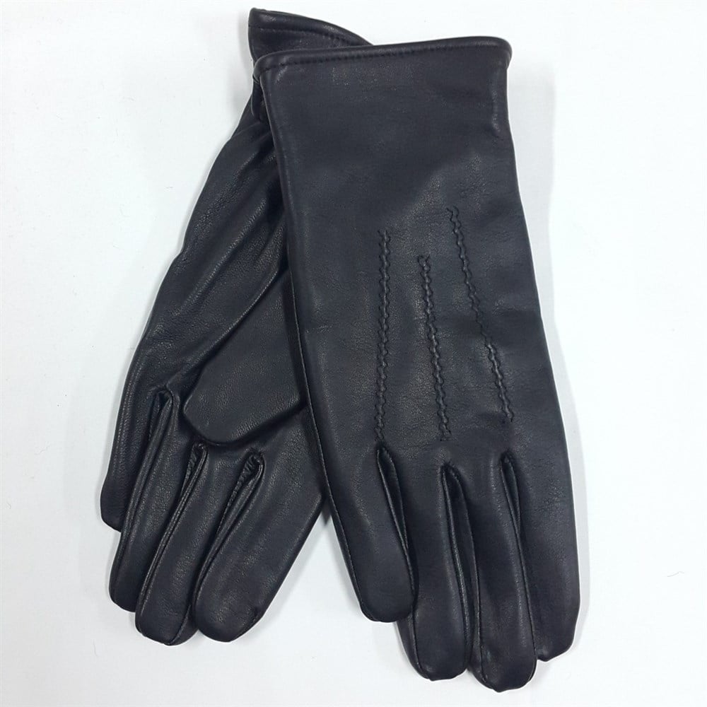 Lastikli Erkek Deri Bileği Eldiven Polarlı