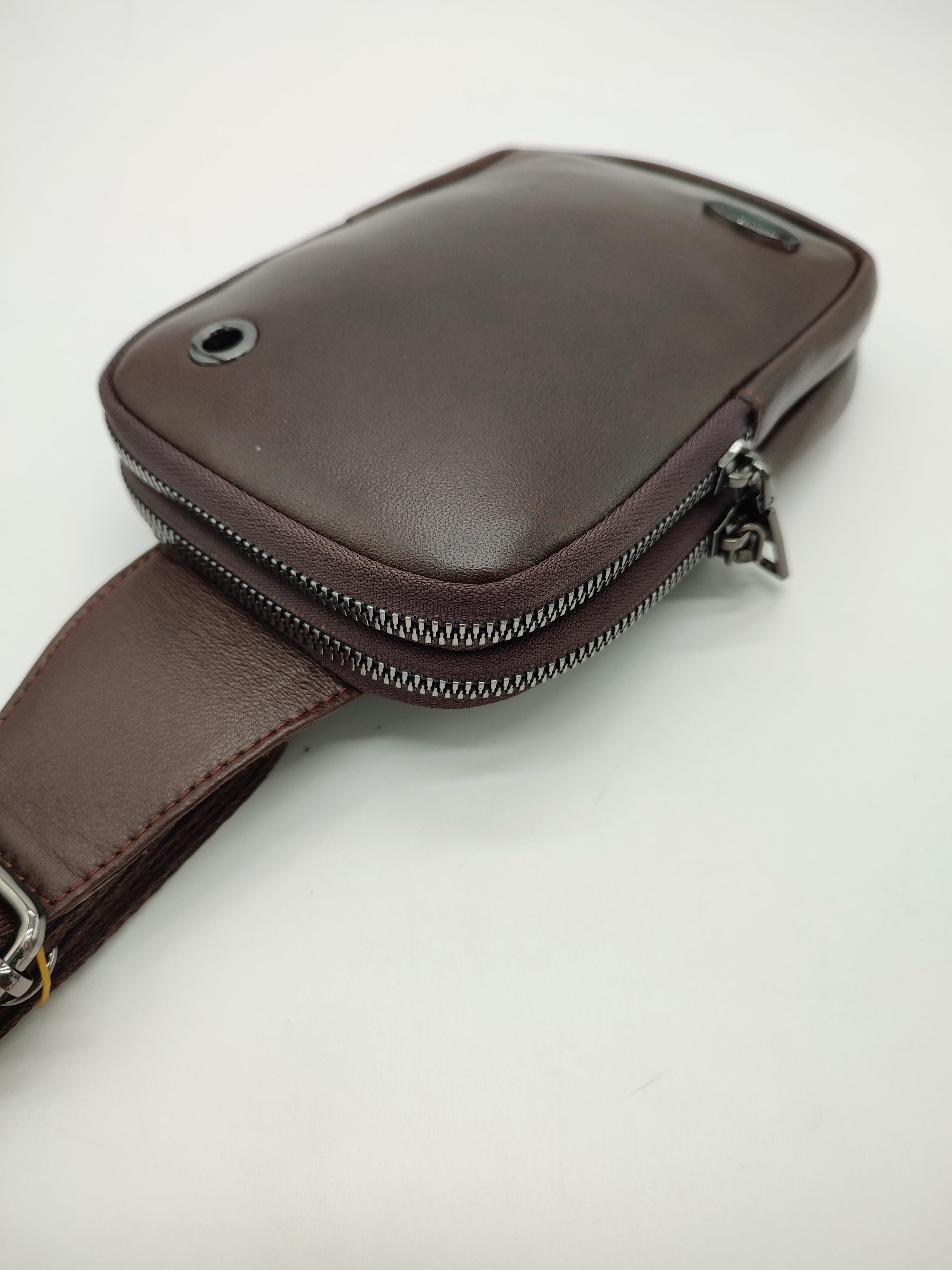 Mini Boy Erkek Göğüs Çantası Kahve Renk