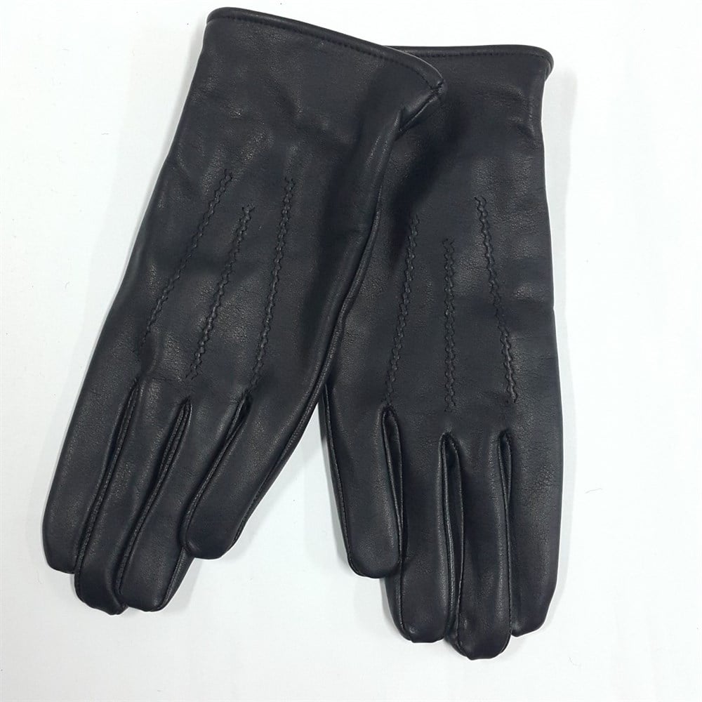 Polarlı Erkek Deri Kemerli Eldiven