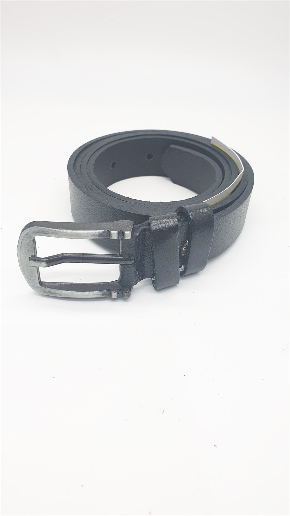 Sade Kaliteli Deri Siyah Renk Bayan Klasik Pantolon Kemeri