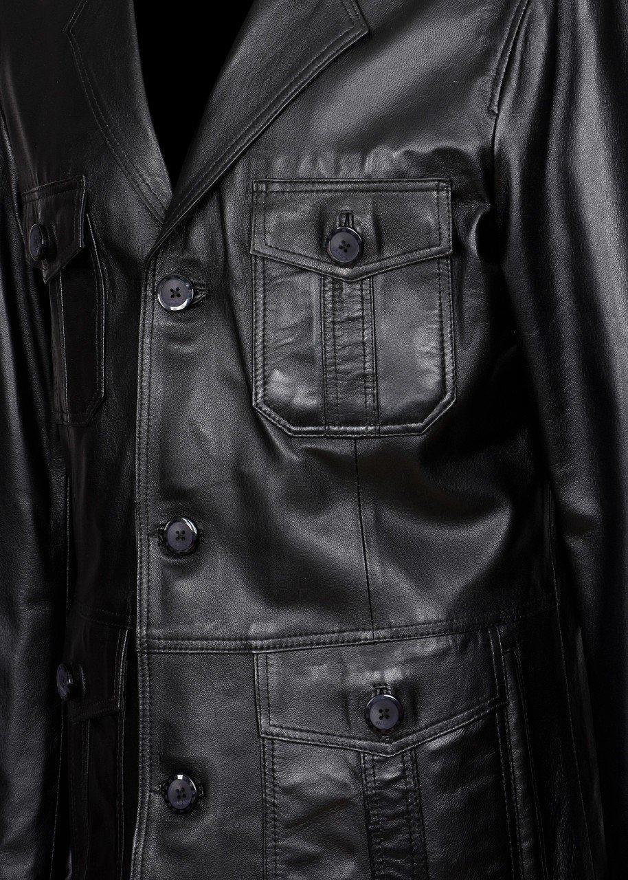 Safari Model Klasik Ceket Siyah Renk