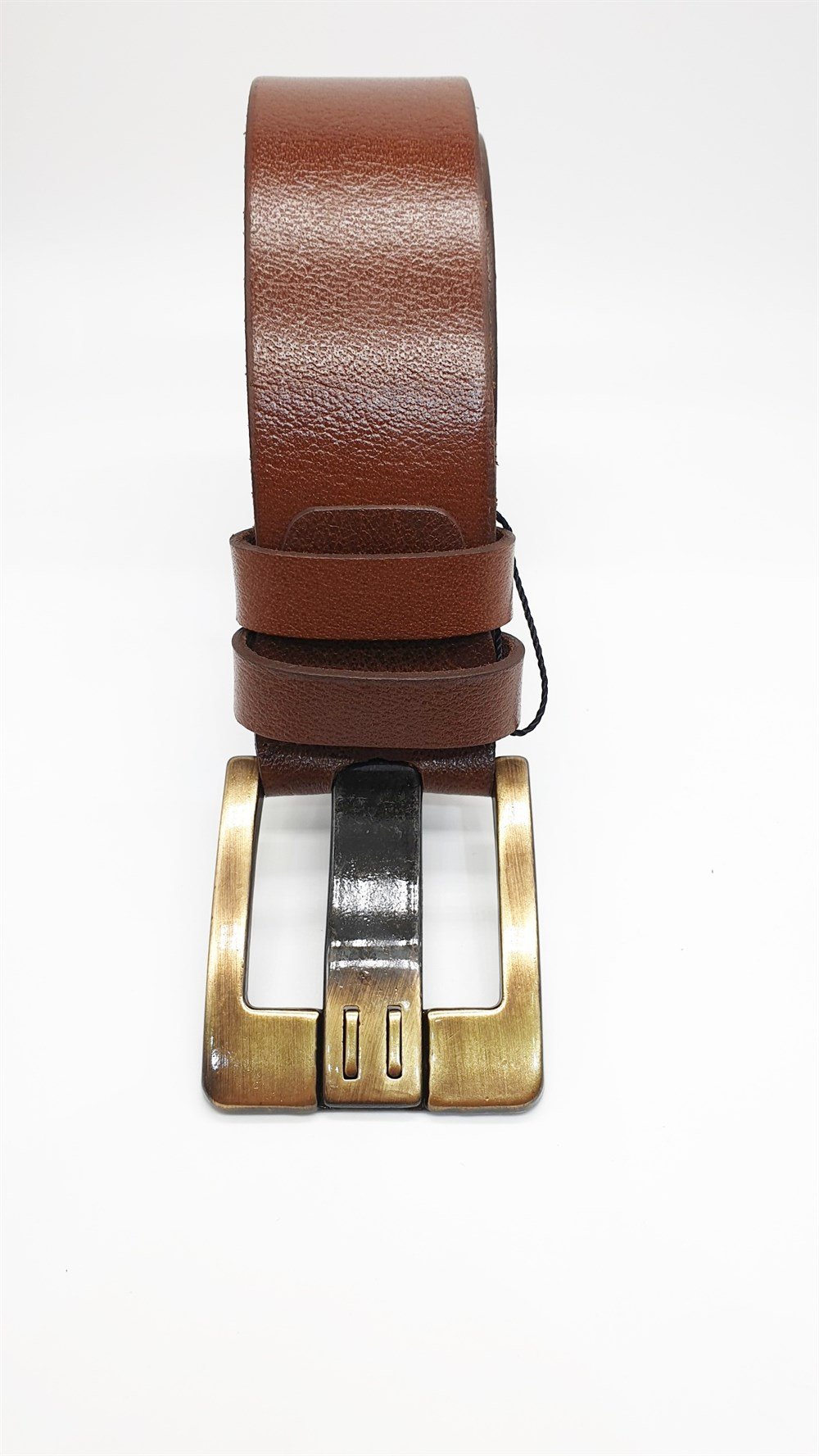 Şık ve Sade Kahve Renk Spor Kot Kemeri