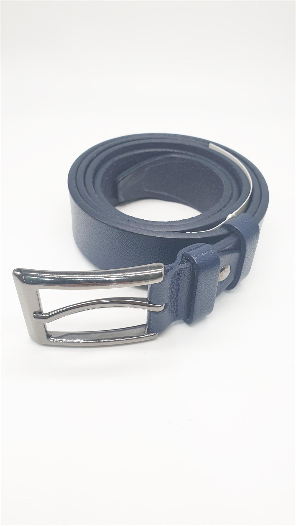 Şık ve Sade Lacivert Renk Erkek Klasik Kemer