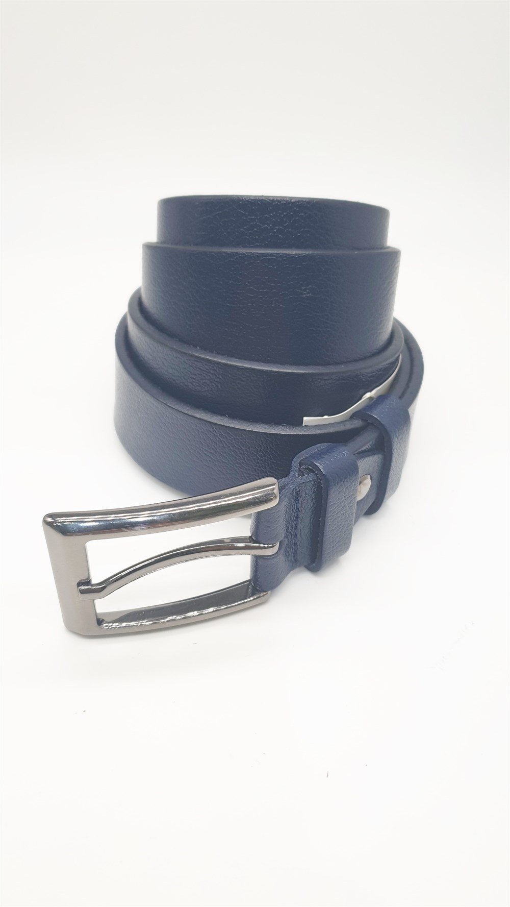 Şık ve Sade Lacivert Renk Erkek Klasik Kemer