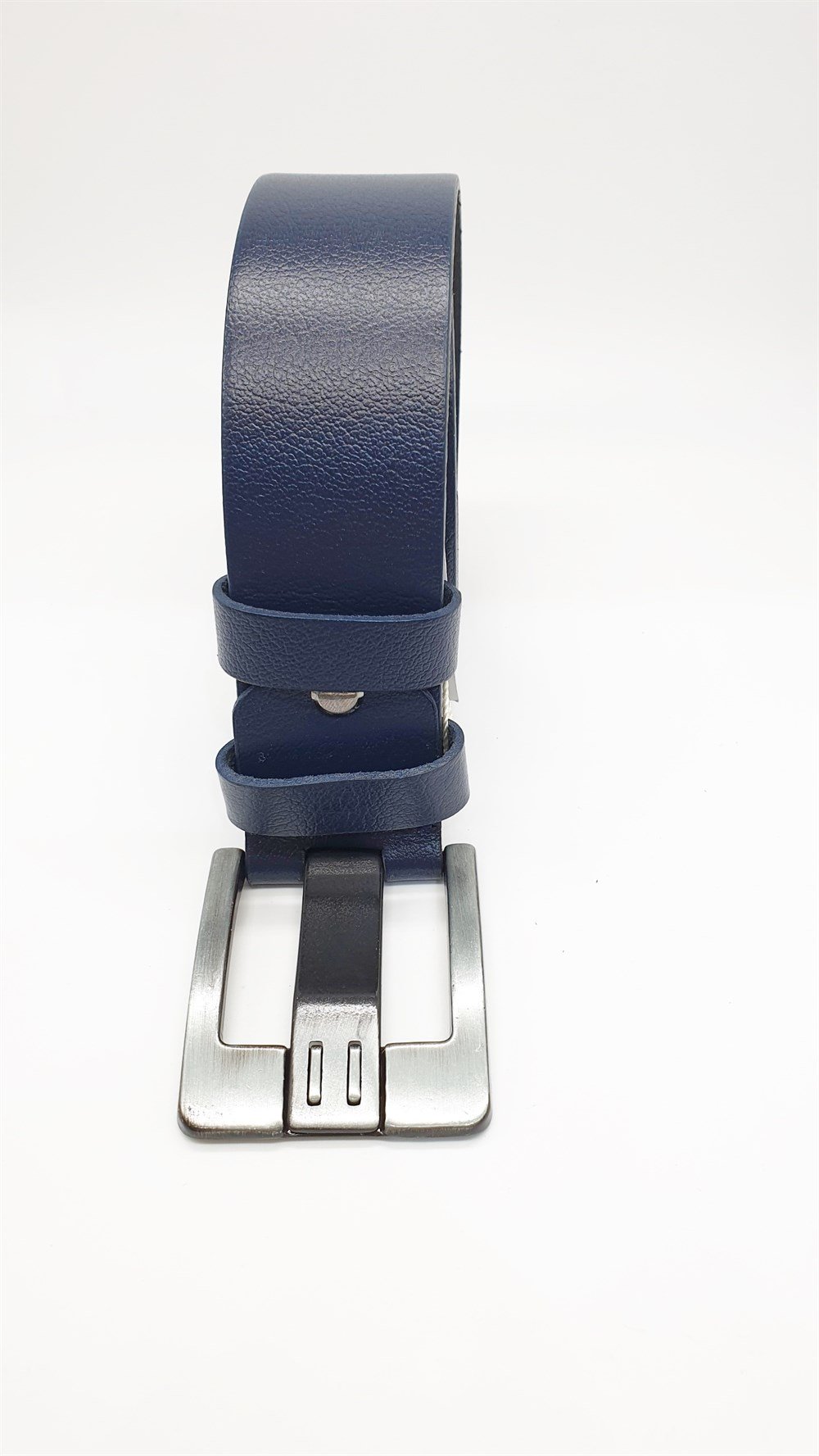 Şık ve Sade Lacivert Renk Spor Kot Kemeri