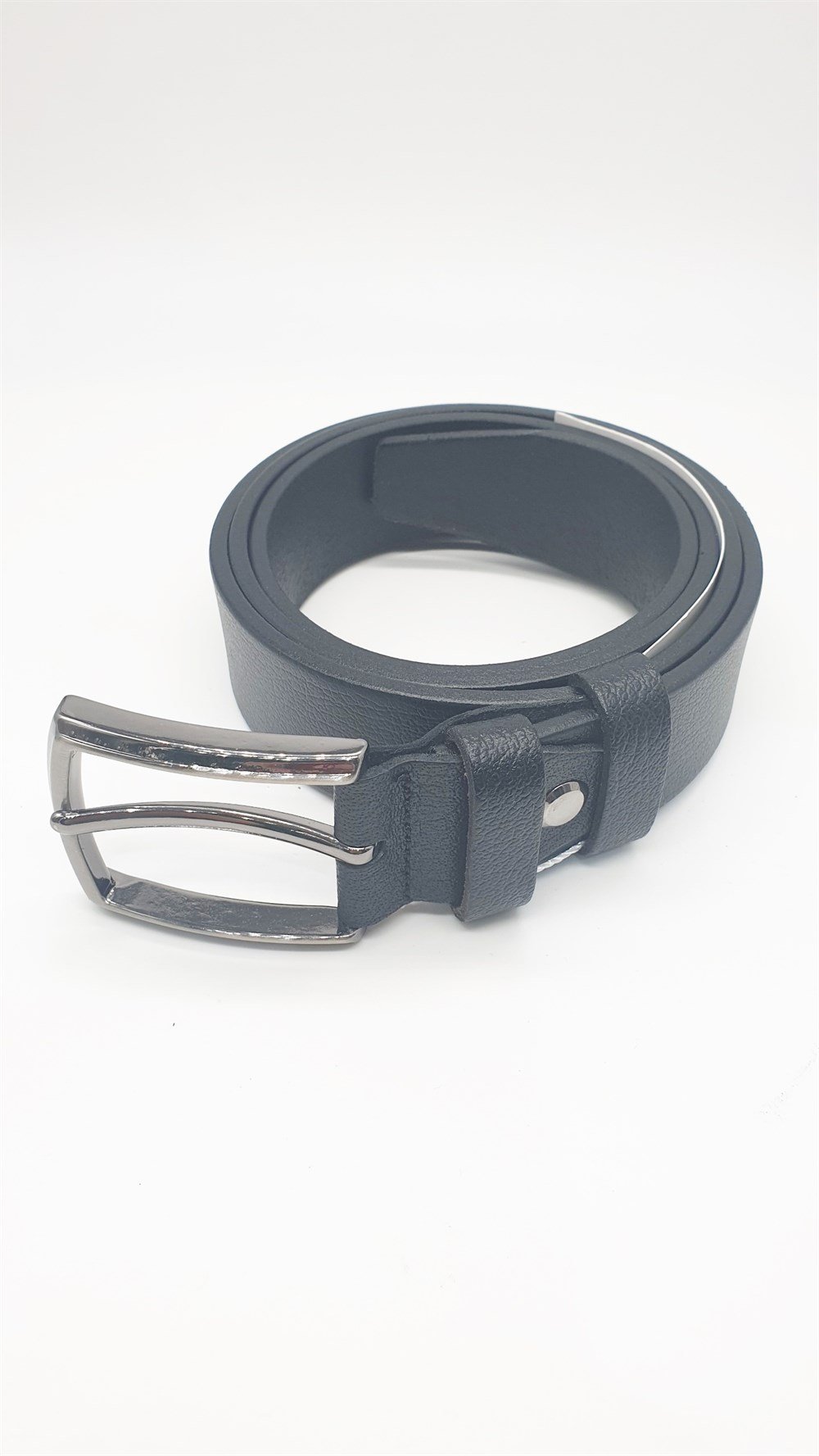 Şık ve Sade Siyah Renk Erkek Klasik Kemer