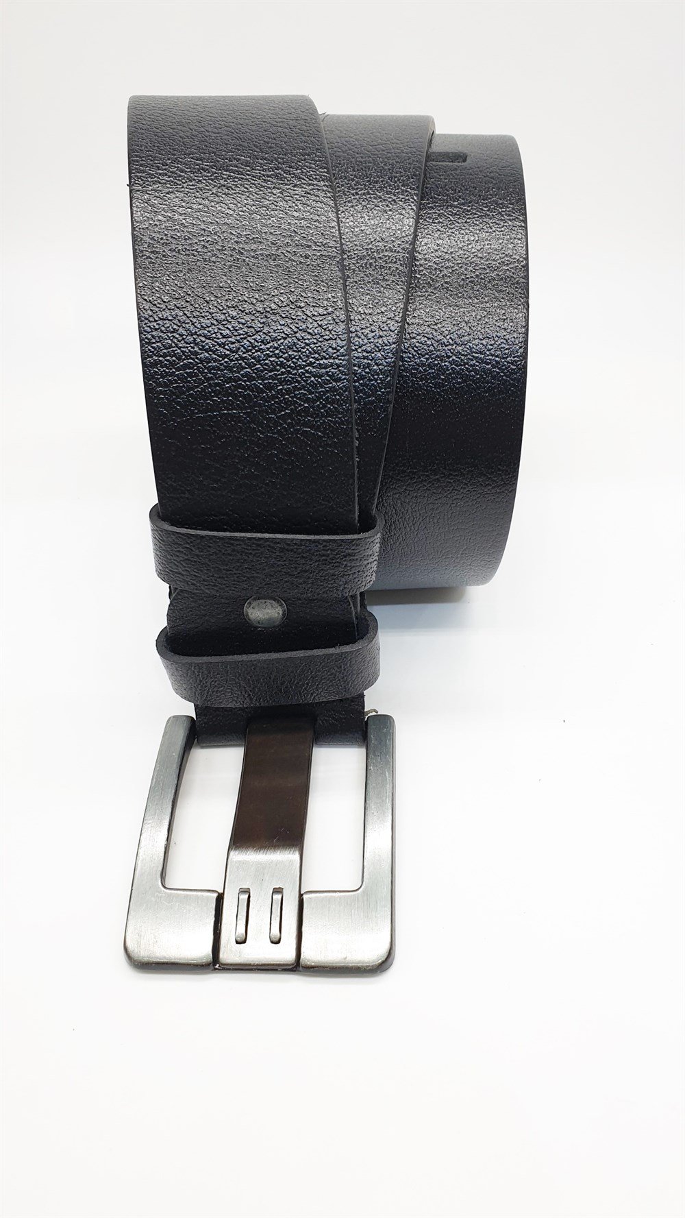 Şık ve Sade Siyah Renk Spor Kot Kemeri