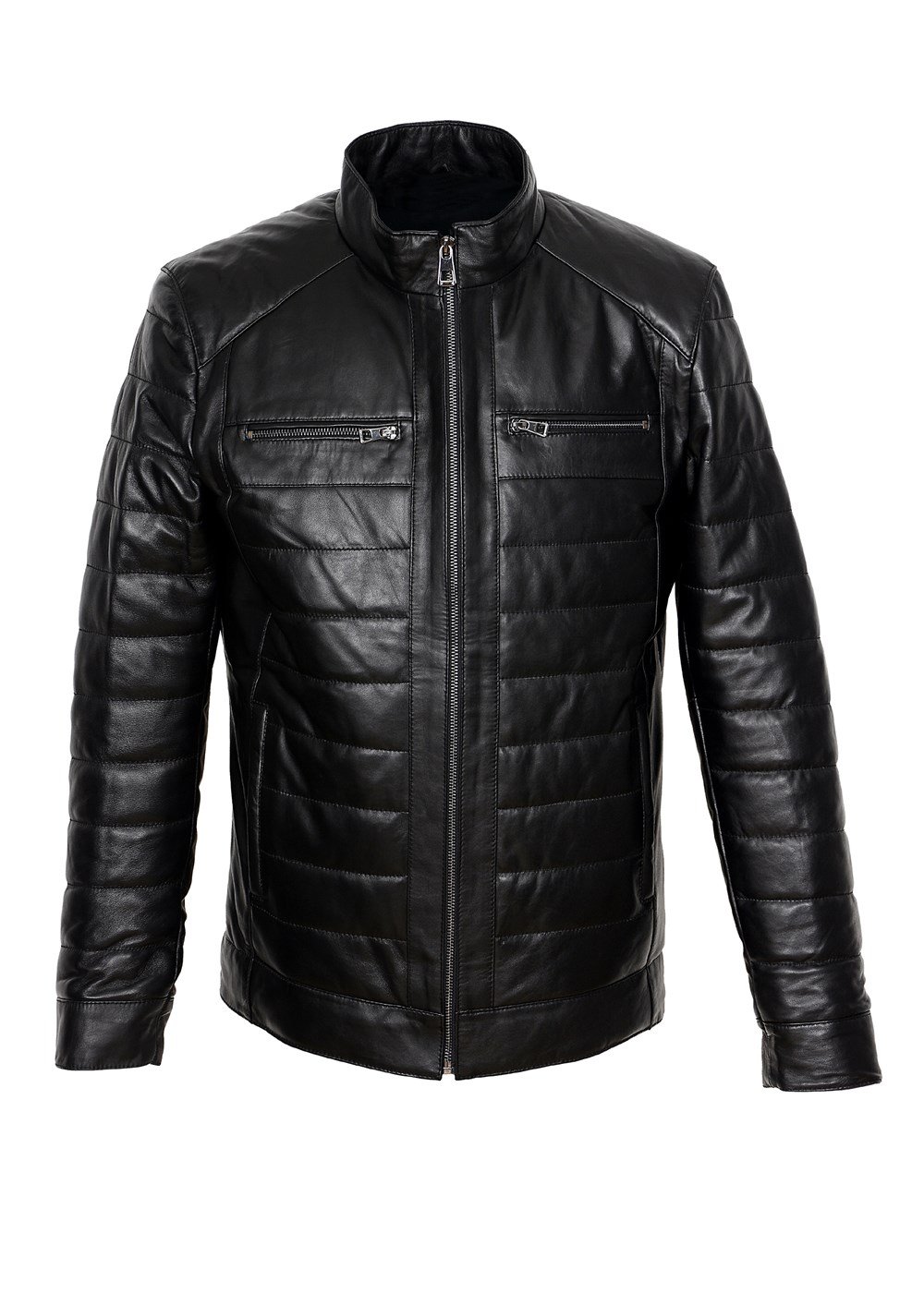 Şişme Model Spor Kesim Erkek Deri Mont