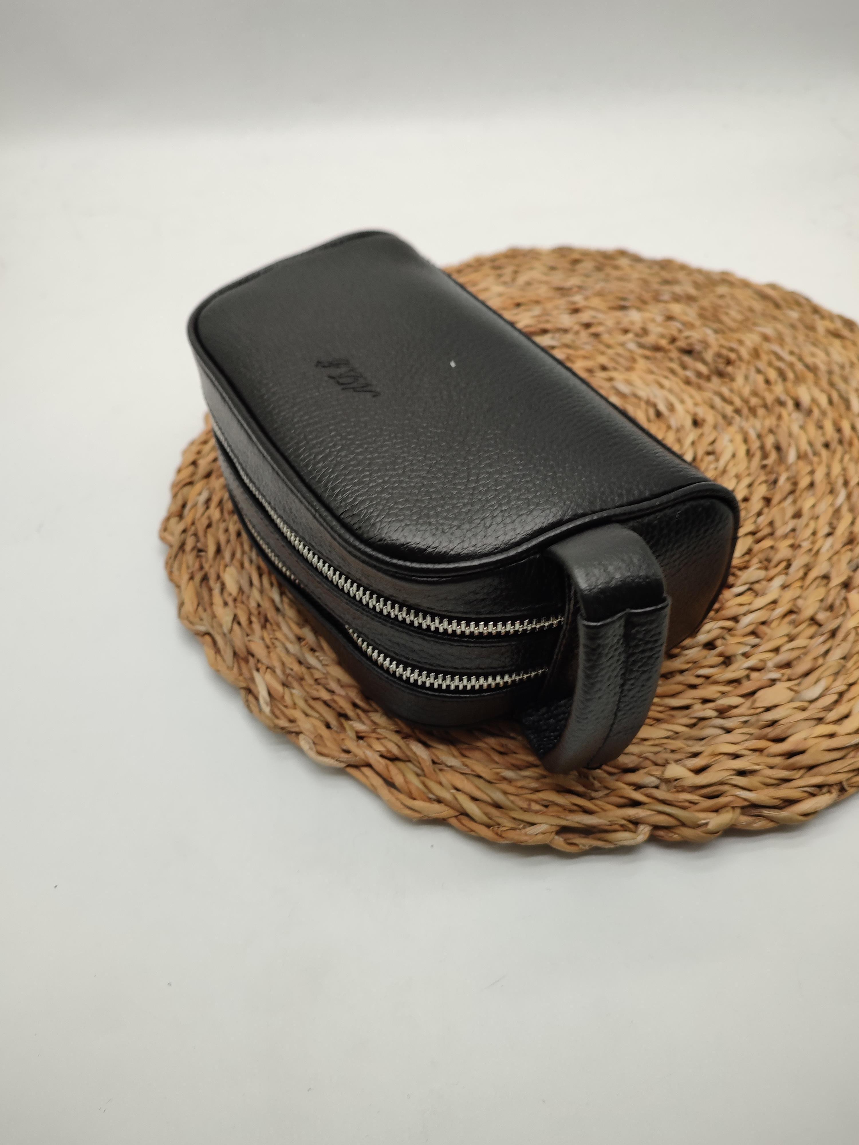 Siyah Renk Deri El Çantası 