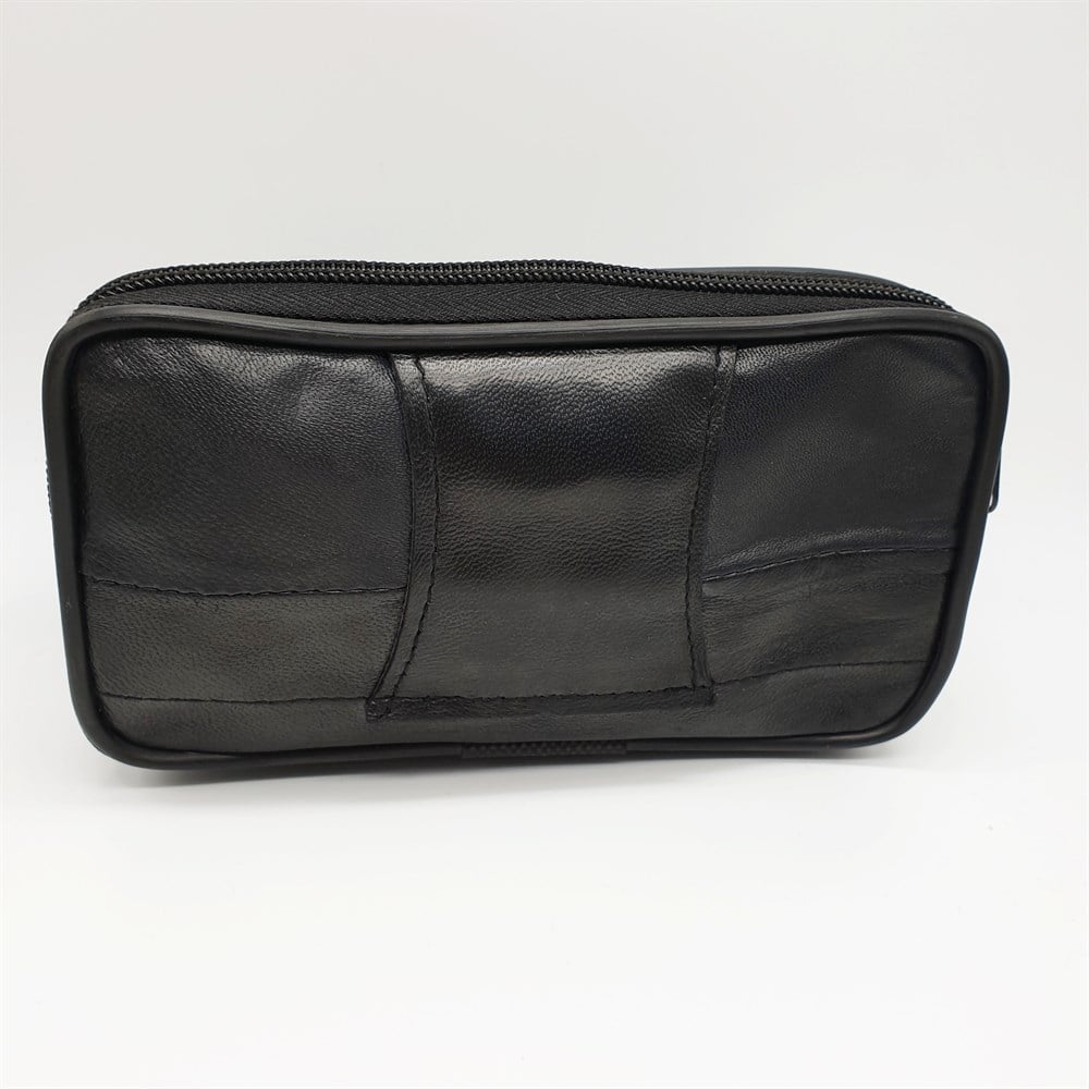 Siyah Renk Kemere Takılan Telefonluk Ve Para Çantası