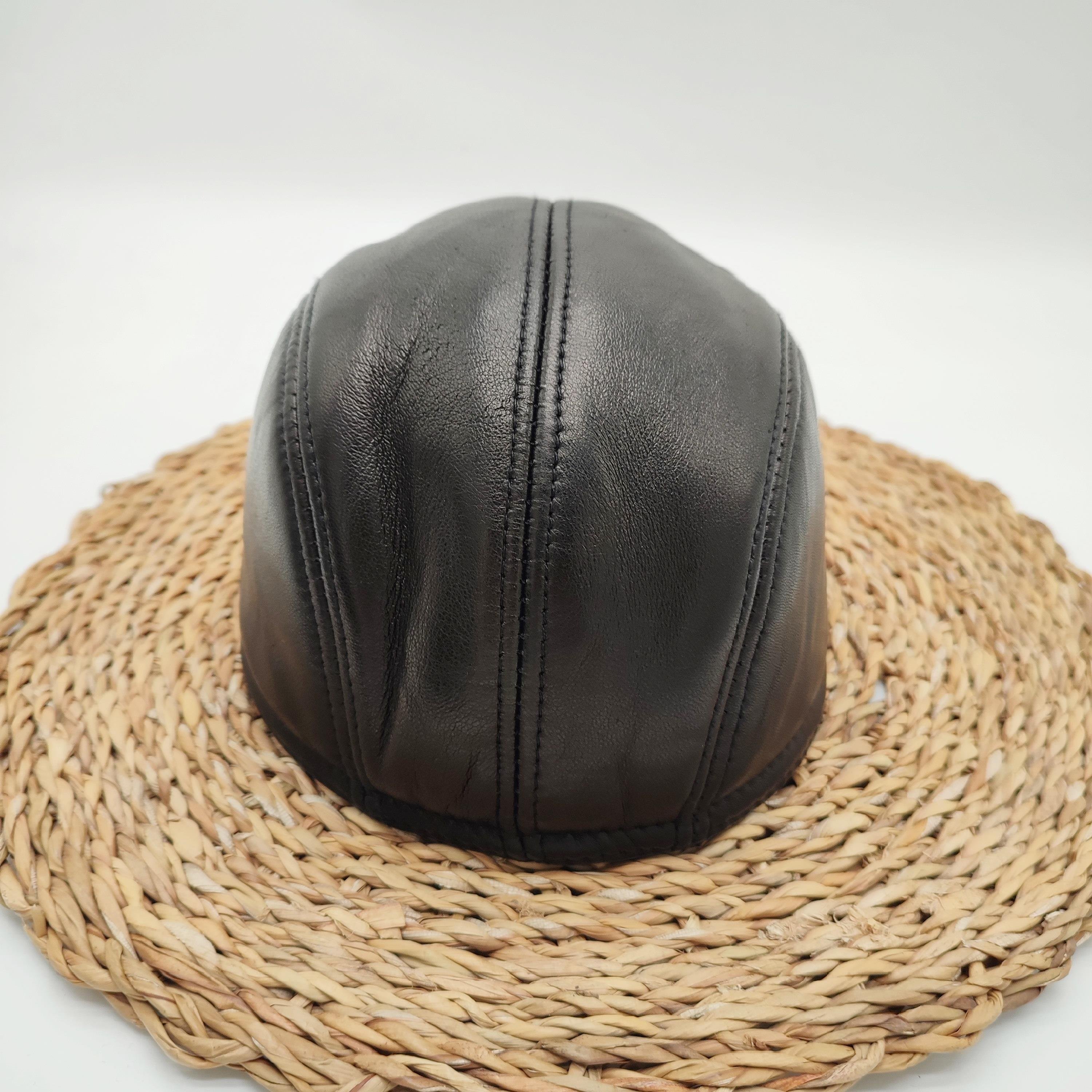 Siyah Renk Önü Düz Ördek Model Kasket 