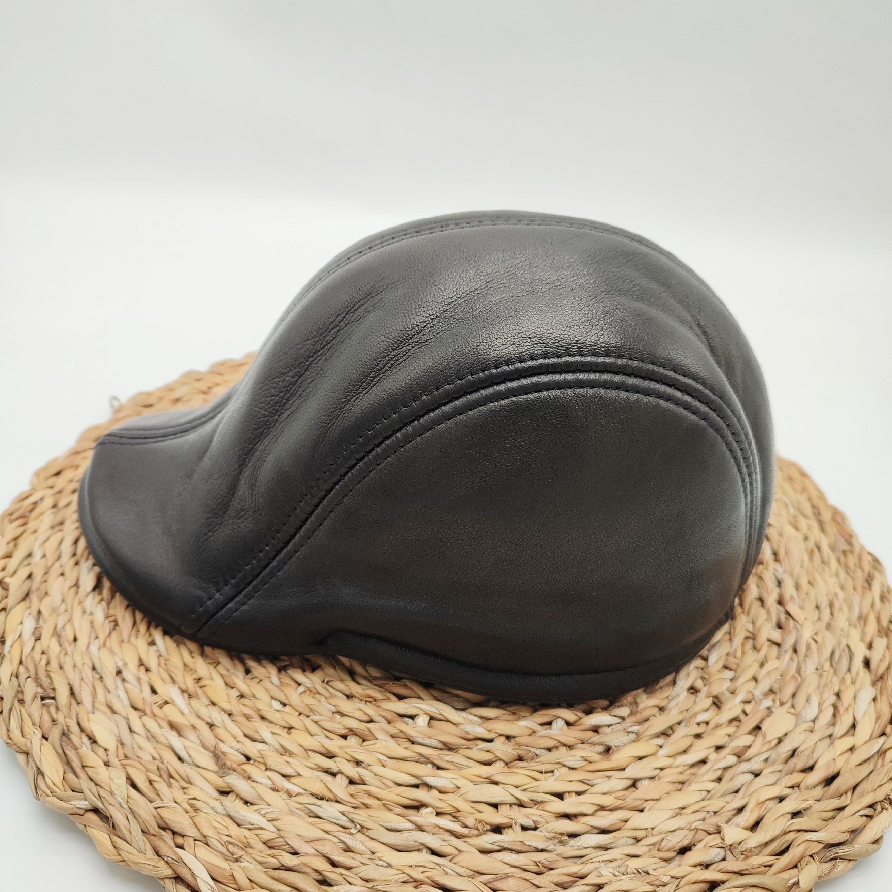 Siyah Renk Önü Düz Ördek Model Kasket 