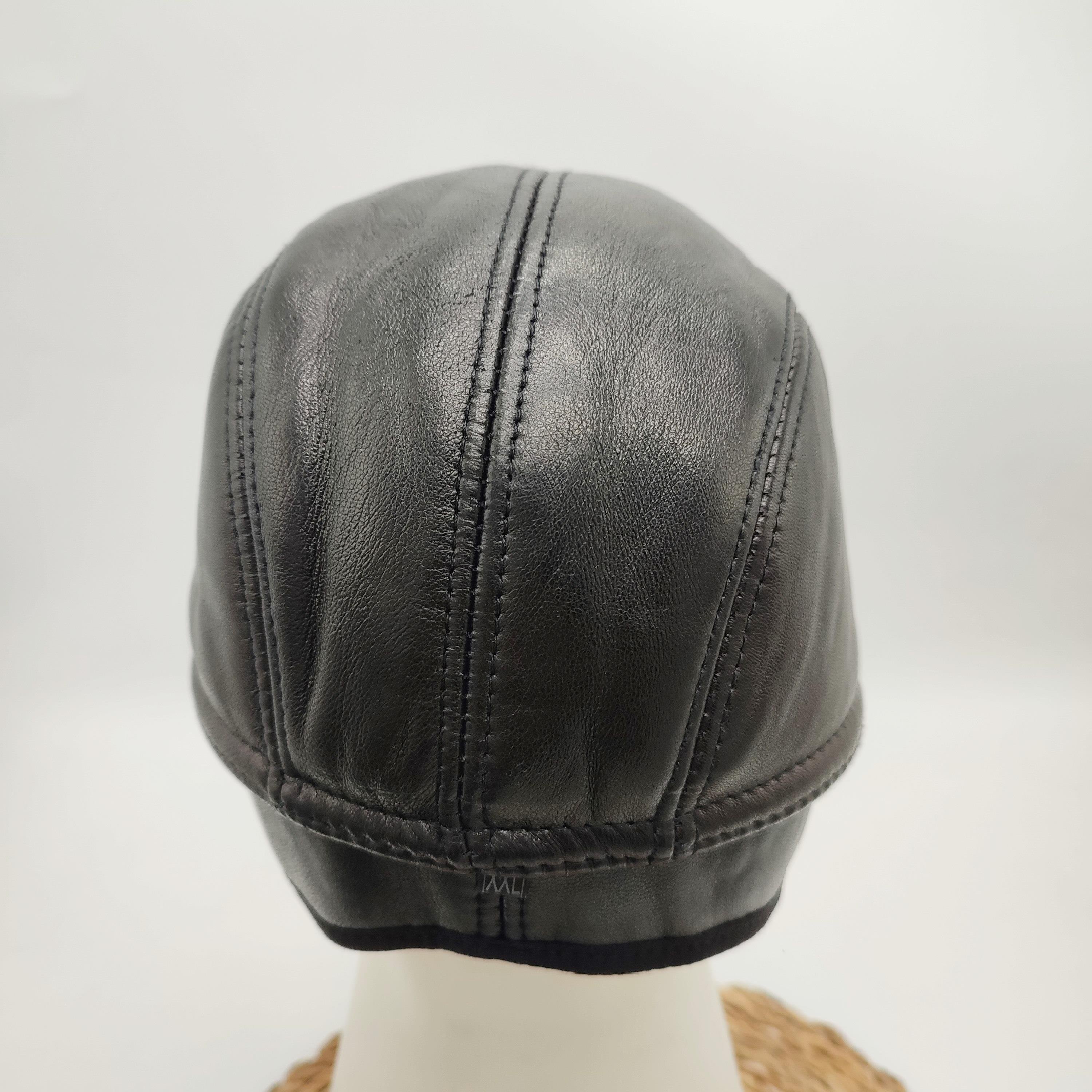 Siyah Renk Önü Düz Ördek Model Kasket 