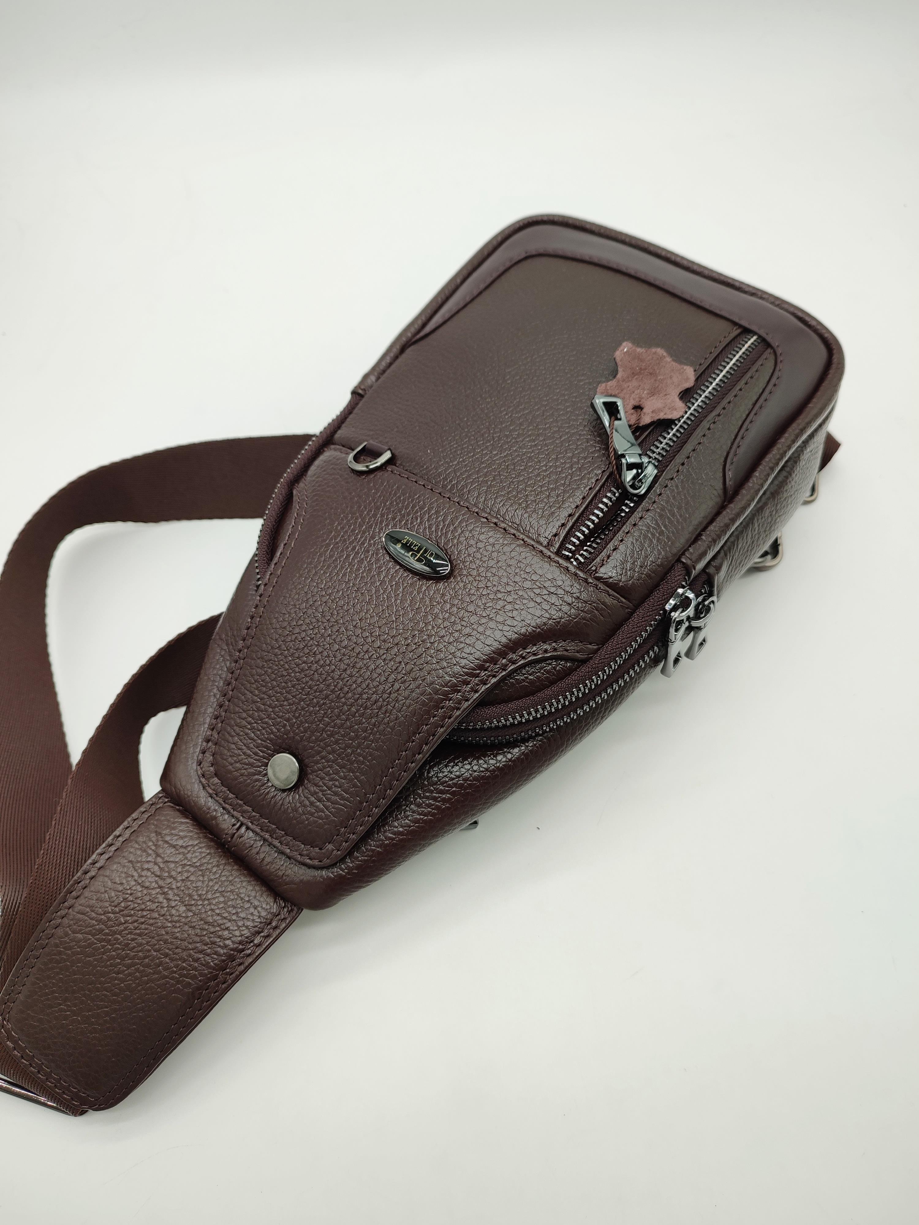 Spor Model Erkek Deri Badi Bag Çanta 