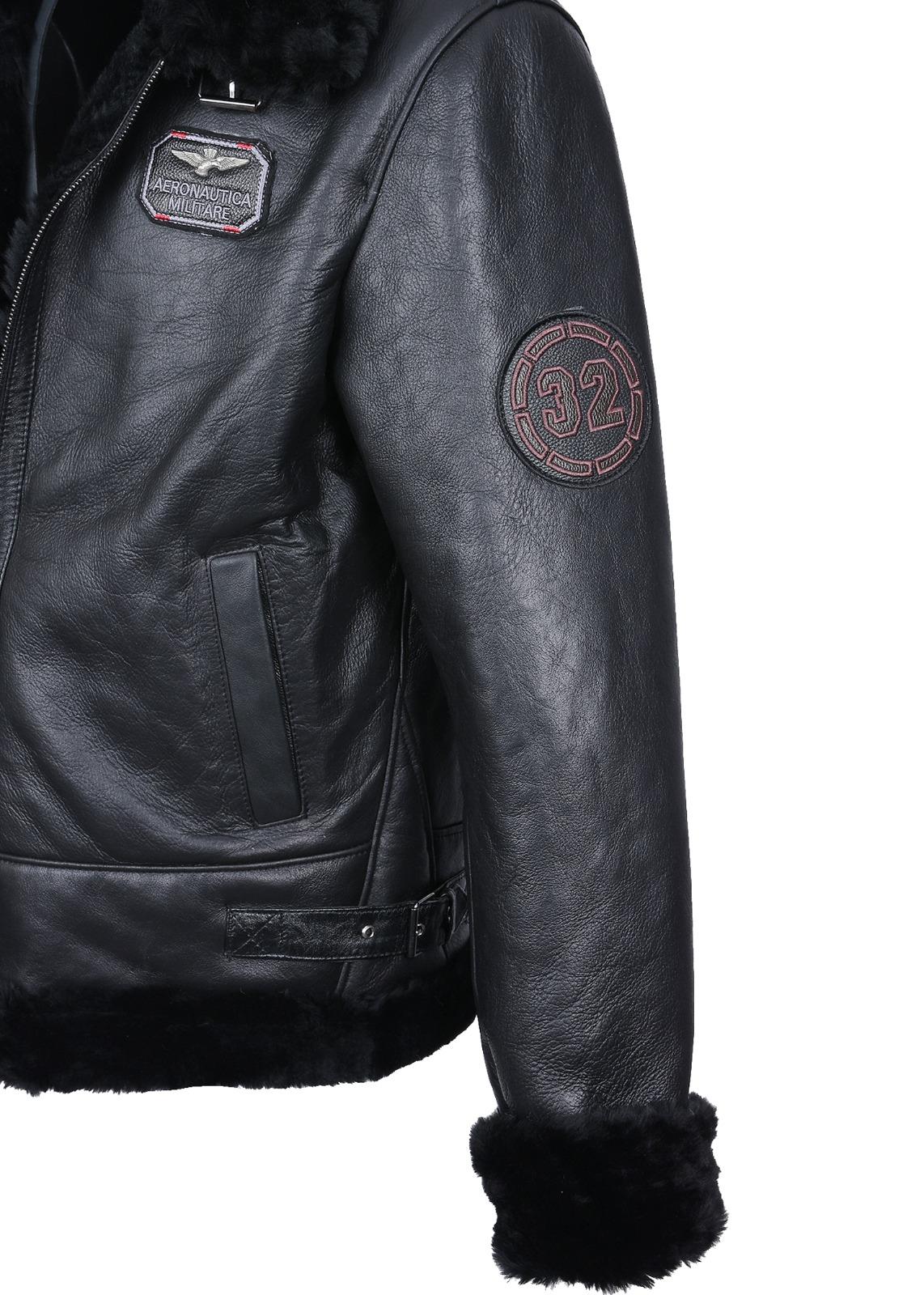 Spor Pilot Model Erkek Deri Mont Siyah Renk