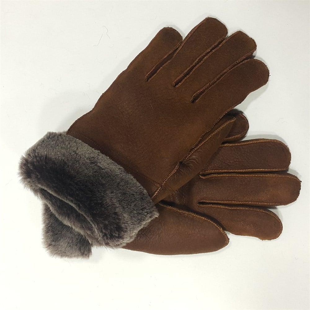 Taba Komple Koyun Kürklü Bayan Eldiven